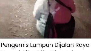The Real Keajaiban! Pengemis Pura-Pura Lumpuh di Puncak Mendadak Bisa Jalan Usai Ditegur Polisi!
