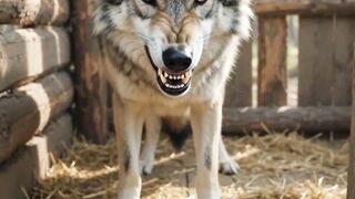 First Growl, Then Silence... This Moment Is Hard to Explain 🐺❤️❤️