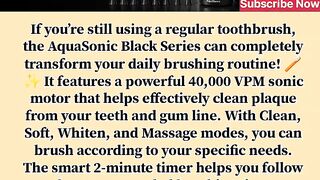 Aqua Sonic Electric toothbrush