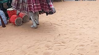 Burial event:- as our traditional masquerade display at the event
