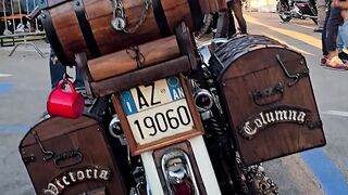 THIS HARLEY LOOKS LIKE A TIME MACHINE