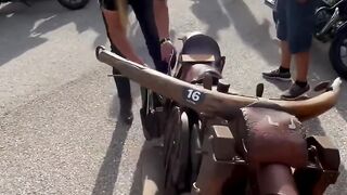THIS BIKE BELONGS IN THE STONE AGE