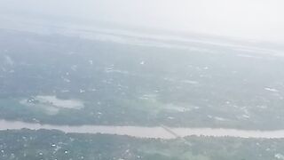 Flight view in Kerala Cochin international airport