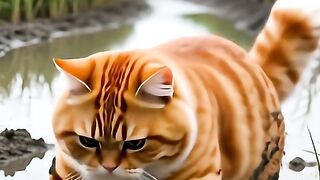 The Hardest Working Orange Cat on the Planet! 😂🚜
