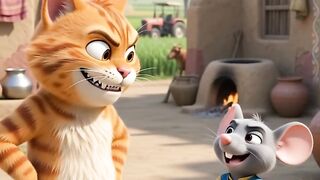 🐱🐭 Chalak Chuha vs Gussa Billi – Gaon Wali Kahani! 😂