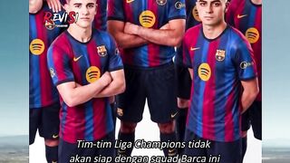 Skuad Barcelona musim ini beneran ngeri banget! 😱🔥