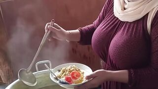 Mom's homemade soup makes you want to eat it, who wants it?