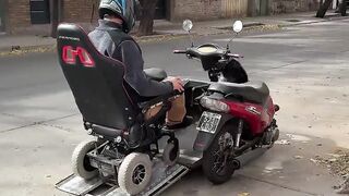 This Motorbike's For Wheelchair Users
