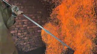 Corn Making in Coal Ash _ 100 Years Old Method of Cooking Corn in Charcoals _ Roasted Corn