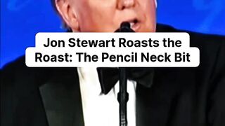 Jon Stewart Roasts the Roast: The Pencil Neck Bit