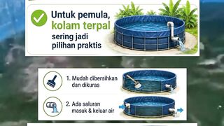 If you want to cultivate catfish, a tarpaulin pond is the solution.