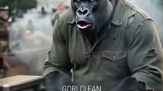🦍 Jangan Skip! Akhir Cerita Gori Clean Bikin Merinding #shorts