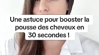 💇‍♀️ Une astuce de 30 secondes pour prendre soin de vos cheveux ! ✨