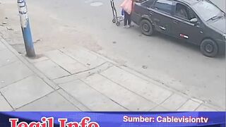 Bangkok Shock: Out-of-Control Speeding Car Crashes Into Man and Woman!