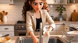 🍽️😂 ONE PLATE → MOUNTAIN OF DISHES! 😭🤣