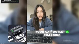 Mini 100W Car Charger Review 🚗⚡ 30W PD + QC3.0 Fast Charging | USB-C Pull Ring Charger