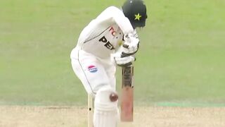 Azan Awais out on 1st ball of the match