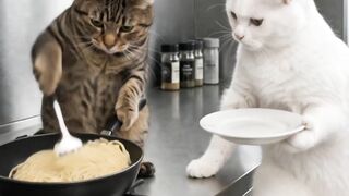 2 Cats, 1 Hilarious Moment 😂🐱🐱 | Funniest Cat Video Ever!