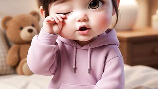 Main important meeting mn so rahi thi🤣💖 #aibaby #ai #animation #cutebaby #shortvideo #shortsfeed