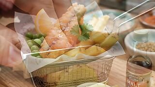 World's Smallest Fish and Chips! 🍟🐟 Miniature Food Recipe | ASMR Cooking