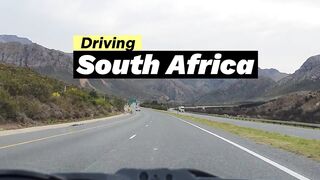 Scenic Drive Of The Less Travelled Old Du Toitskloof Pass (R101) From Worcester To Cape Town, South Africa