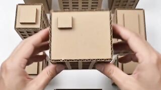 Spiderman from cardboard