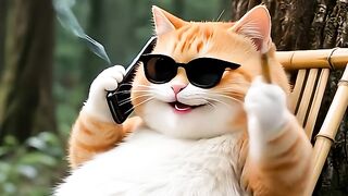 "The Purr-fect Crime Boss 🕶️🐱"