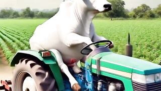 hardworking cow vs bastard monkey