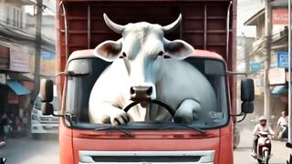 cow vs monkeys