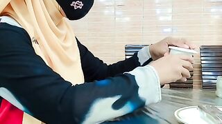 🎬 TITLE Beautiful Hijabi Girl Enjoying a Peaceful Moment 🌸✨ | Cute & Aesthetic Vibes