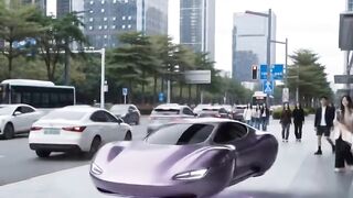flying supercar to work and transforms it into a mechanical