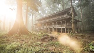 suasana kampung tua