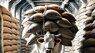 beautiful story of hardworking cow and bear