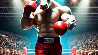 story of powerfull cow and monkey