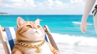 Chubby Cat's Secret Romance Ends in HILARIOUS Chase! Angry Wife Alert