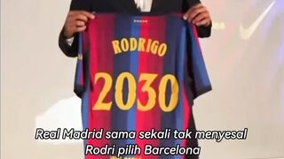 Real Madrid Tak Menyesal Rodri Lebih Pilih Barcelona! 🔥