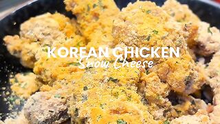 Resep Korean Chicken Snow Cheese Renyah & Gurih, Serasa di Korea! 🍗🧀✨
