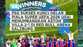 PSG Pertahankan Gelar Piala Super UEFA! 🔴🔵