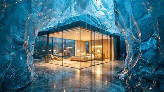This Luxury House Is INSIDE a Glacier 🧊