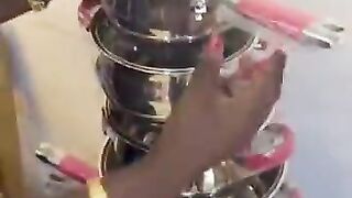 Stainless steel pots