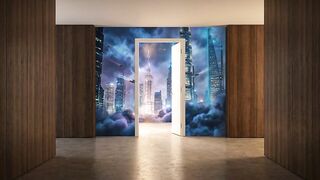 This Door Leads to Another World 🚪🌆