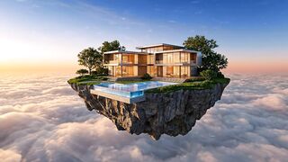 Would You Live in a House Above the Clouds? ☁️🏠