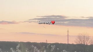 Quiet moments. Love sky ❤️