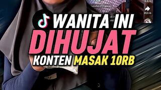 Wanita ini Di Hujat Netizen Perkara Konten 10rb Sehari #shorts