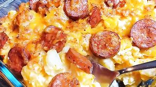 Smoked sausage cheese