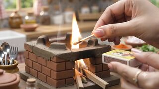 Miniature cooking video