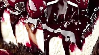 Black forest cheesecake