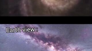 Kita sering banget melihat Bima Sakti sebagai bentangan cahaya panjang yang membelah langit malam