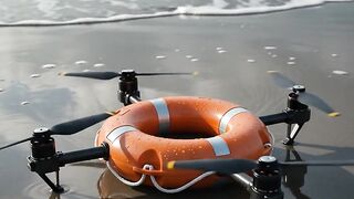 When the ocean gets dangerous, the future arrives in seconds 🌊🚁