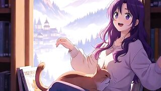 Peaceful Korean Aesthetic 🌸 | Cozy Girl & Cat Vibes 🐱✨